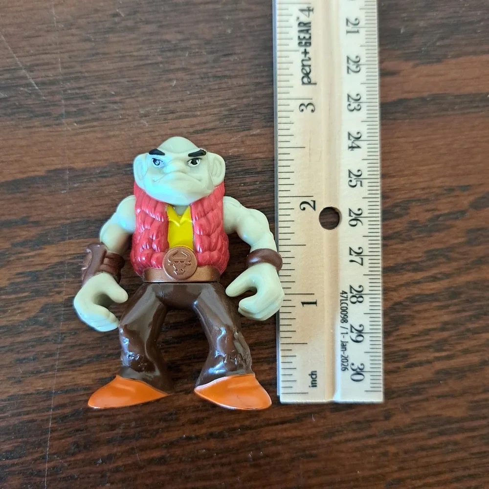 Fisher-Price Imaginext Sky Racers Red Bull Ogre Figure Green Red Brown 2.75 inch